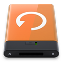 Orange Backup W icon